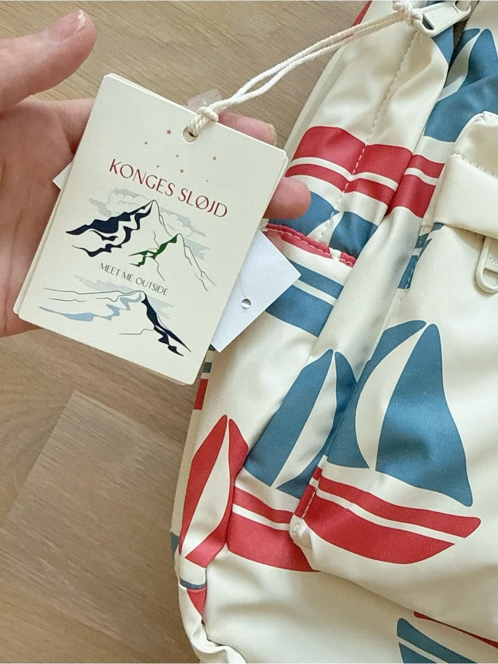 NWT Konges Slojd Rainy Backpack - Ahoy